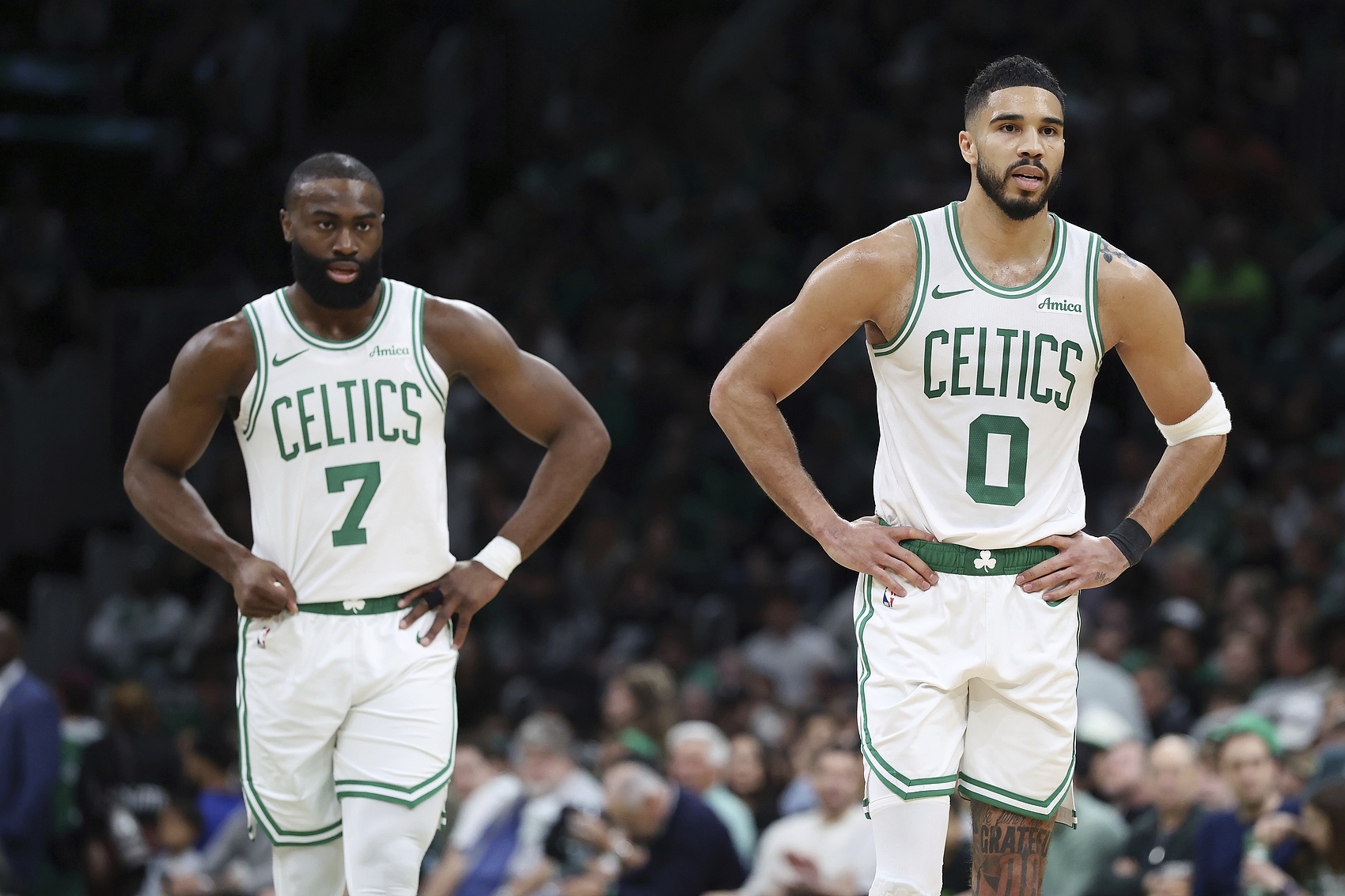 乌度卡：杰伦·布朗和塔图姆存在良性竞争 这种竞争一直都在